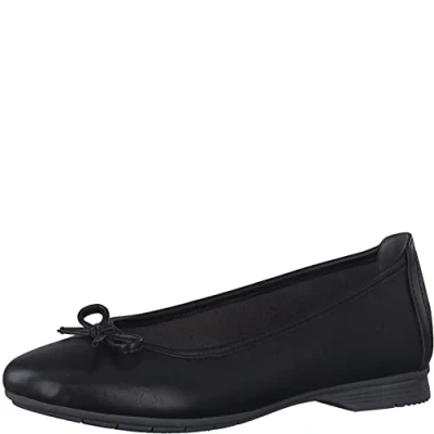 Image of Jana Women&#039;s 8 22163 41 Ballet Flat, Black 1, 5 UK