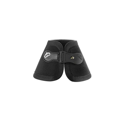 Image of Veredus Fast Bell Black Large Overreach Boots Horse &amp; Equestrian
