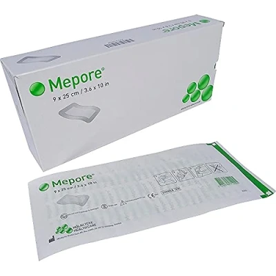 Image of Mepore Sterile Absorbent Dressings 9 x 25cm x30 Wounds Cuts Tattoos 671200