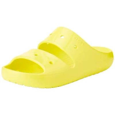 Image of Crocs Unisex Classic Sandal Sandal, Neon Hl Acidity, 4 UK Men/ 5 Women