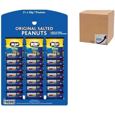 Image of KP Original Salted peanuts Pub Card 21 X 50 G