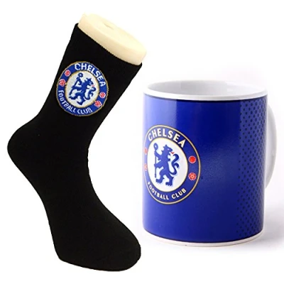 Image of Chelsea Fade Mug and Size 6 11 Sock Gift Set Combo