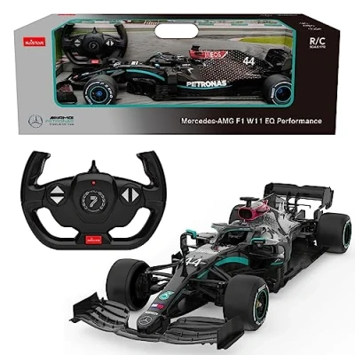 Image of KandyToys Officially Licensed Mercedes AMG W11 EQ Performance F1 Remote Control Car 1:12 Scale Model 47cm x 17cm 2.4GHz Rc