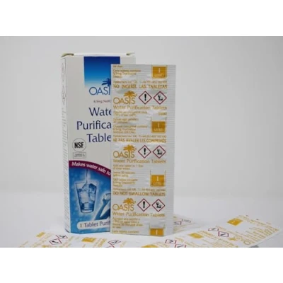 Image of Oasis 50 Water Purification Tablets Pack of 1 from Test All