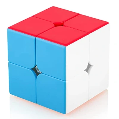 Image of Maomaoyu Speed Magic Cube Stickerless 2x2 2x2x2 Smooth 3D Brain Teasers Stocking Filler Toy
