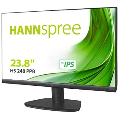 Image of HANNspree HS248PPB 23.8 Inch HS IPS HDMI DisplayPort Full HD Monitor, Black