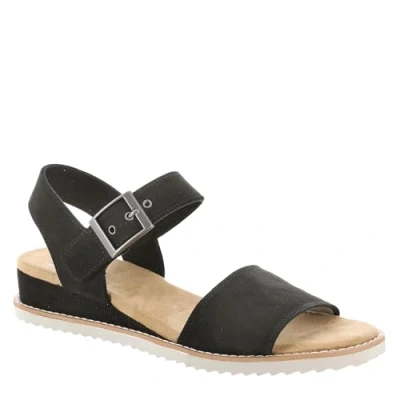 Image of Skechers Bob&#039;s Womens Desert KISS SERENDIPITOUS, Black Microfiber, 5.5 UK