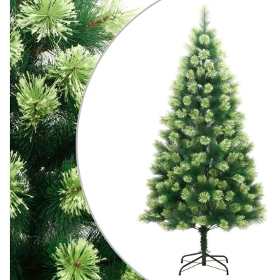 Image of vidaXL Artificial Hinged Christmas Tree with Stand 240 cm