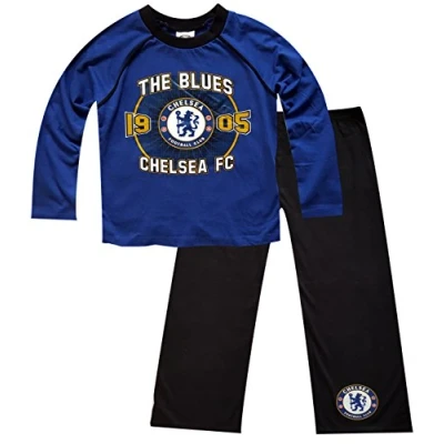 Image of Boys Chelsea Blues Football Pyjama 4 5 Years