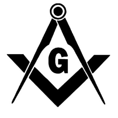 Image of Oce180anYLV Fashion Masonic Sticker Compass Space Decor Car Truck Emblem Black