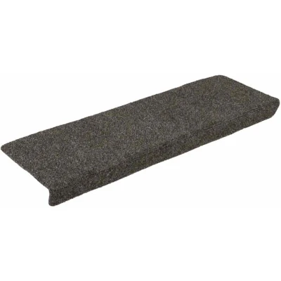 Image of Stair Mats Self adhesive 30 pcs 65x21x4 cm Anthracite Rectangular Edge Vidaxl