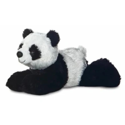 Image of Aurora 12756 8 inch Flopsie Panda,Black and White