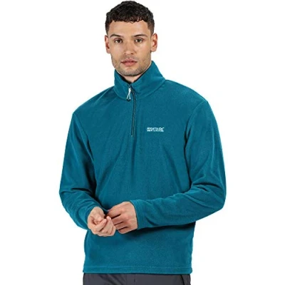 Image of Regatta Mens Thompson Half Zip Light Thermal Anti Pill Fleece Jacket