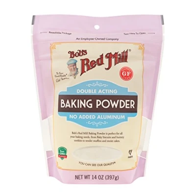 Image of Bob&#039;s Red Mill Double Acting Baking Powder, Gluten Free, No Added Aluminium, 397g Pouch