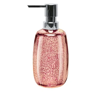 Image of Kleine Wolke Mercury Accessories, Glass, Coral, Soap Dispenser