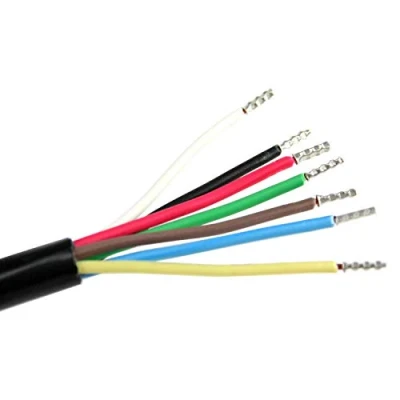 Image of AS Schwabe 71892 2 m 7 Pole Board Extension Lead Cable for Trailer and Caravan Black