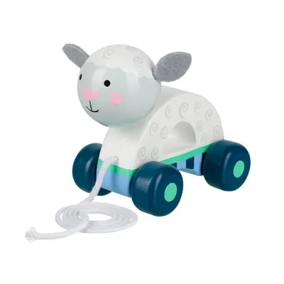 Image of Orange Tree Toys Sheep Pull Along Wooden Toy