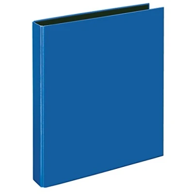 Image of VELOFLEX Velocolor Classic 4143250 Ring Binder, 4 Mechanism, DIN A4, Cardboard, Blue, Pack of 1