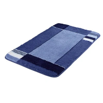 Image of Kleine Wolke Padova 7258769657 Bathroom Mat 80 x 140 cm Marine Blue