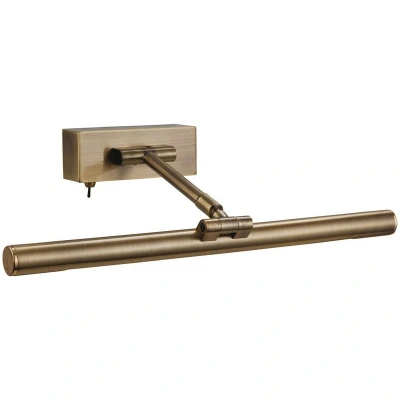 Image of Picture 1 Light Wall 8W T5 (Switched) Antique Brass