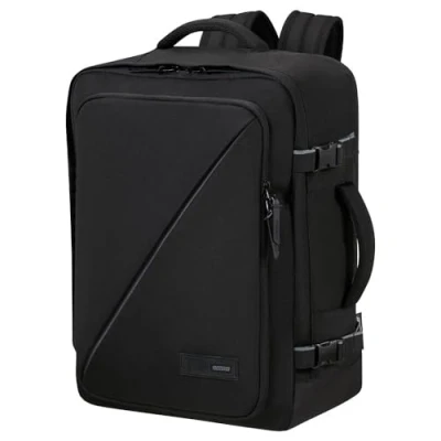 Image of American Tourister Take2Cabin Easyjet Cabin Bag 36 x 20 45 cm, 38.5 L, 0.70 kg, Hand Luggage, Airplane Backpack M Underseater, Black (Black)