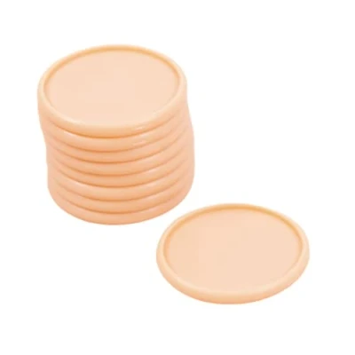 Image of Craftelier Plastic Disc Rings L for Binding Planners, Agendas or Albums Ideal Scrapbooking and other Crafts Pack of 9 pcs 45 mm Diameter Colour Baby Pink