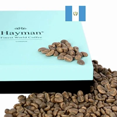 Image of Hayman Coffee, 100% Guatemala El Frutal Green Coffee Beans To Medium Roast With Roaster Machine, 680g/24oz Box (Unit Count: 1) Guatemalan