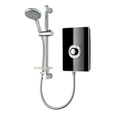Image of Triton Showers RECOL209GSBLK Collection II Contemporary Electric Shower, Black Gloss, 9.5 KW