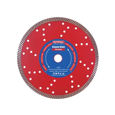 Image of Faithfull FAIDB230TURB Hard Material Fast Cut Performance Diamond Cutting Blade 230 mm (9 Inch)