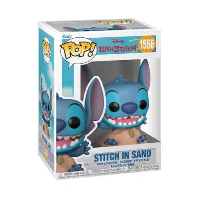 Image of Funko Pop! Disney: L&amp;S Stitch In Sand Lilo and Collectable Vinyl Figure Gift Idea Official Merchandise Toys for Kids &amp; Adults Movies Fans Model Collectors