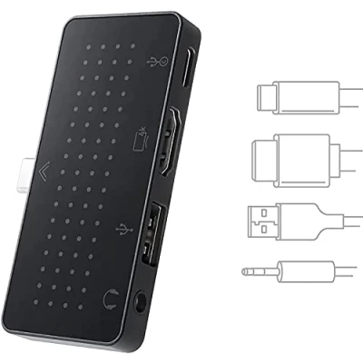 Image of Twelve South StayGo Mini Ultra thin USB C Hub for Type Tablets, Laptops and iPad Pro, MacBook Home, Office &amp; Travel