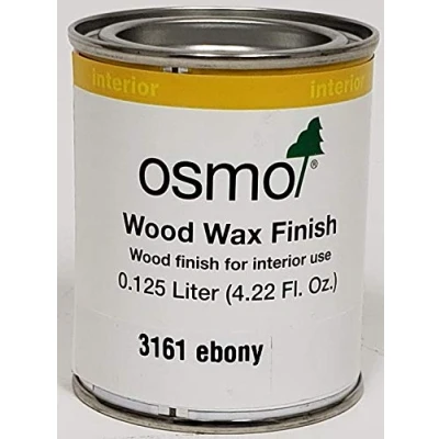 Image of Osmo Wood Wax Finish Transparent, 3161 Ebony .125 Liter