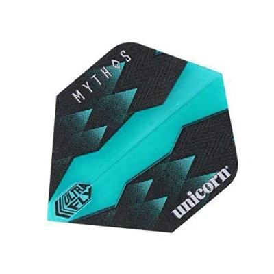 Image of Unicorn UltraFly Dart Flights Mythos Hydra Teal Design Ultra Durable 100 Micron Polyester PET Standard Plus Shape