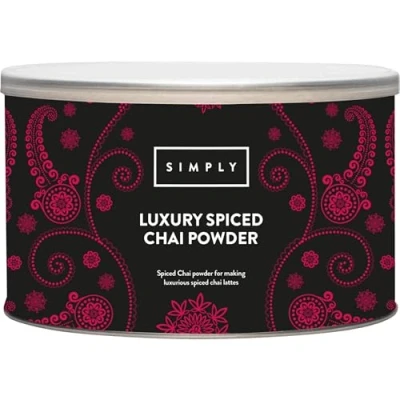 Image of Simply Luxury Spiced Chai Powder, Rich Aromatic Blend Powder for Latte, Just Add Milk, Suitable Vegetarians, Halal &amp; Nut Free, 1kg