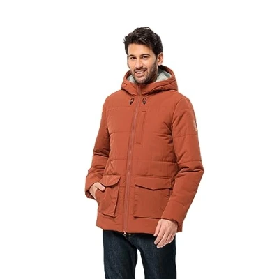 Image of Jack Wolfskin Men&#039;s White Frost Jacket M, Crimson, L