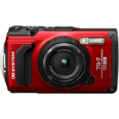Image of OM System Tough TG 7 Digital Camera Red (Successor Olympus 6)
