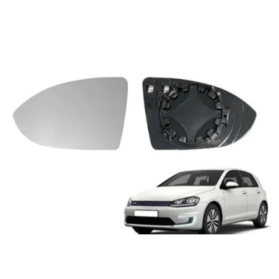 Image of Golf MK7 2013 2014 2015 2016 2017 2018 2019 2020 2021 Wing Mirror Glass Heated with Backing Plate Left Hand Side