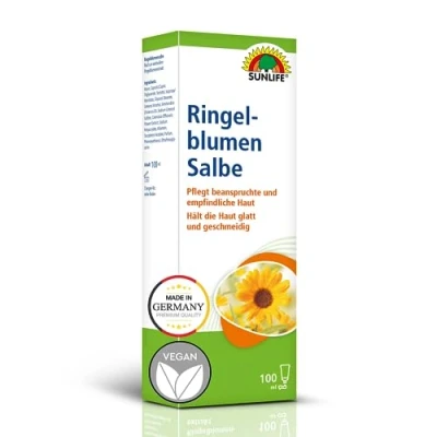 Image of SUNLIFE Marigold Ointment with Marigold, Jojoba Oil, Vitamin E &amp; Allantoin, Care for Dry Skin 100 ml