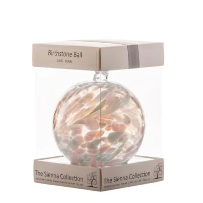 Image of Sienna Glass June Birthstone Friendship Ball Pearl, 11 x 14 cm