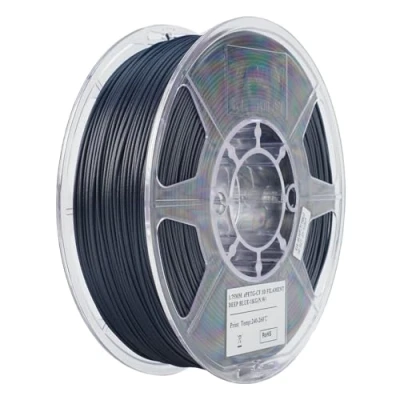 Image of eSUN PETG Filament 1.75mm, CF Carbon Fiber Filled Filament, 1KG Spool (2.2 LBS) 3D Printing Materials for FDM Printers,Deep Blue
