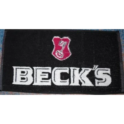 Image of signs unique Becks Beer Cotton Bar Towel (pp)