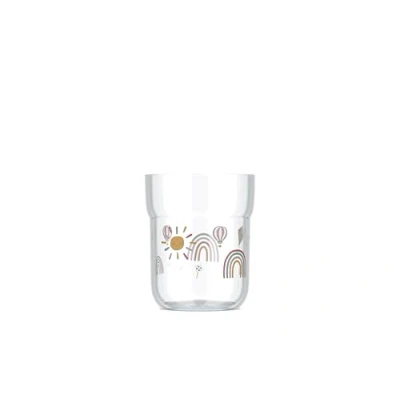 Image of Mepal Children&#039;s Glass Mio, Drinking for Children, Cup from 9 Months, Dishwasher Safe, 250 ml, Sunshine &amp; Rainbow