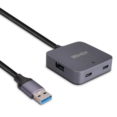 Image of Lindy 5m 4 Port USB 3.0 Hub