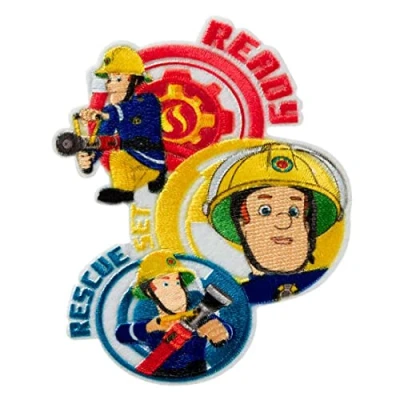 Image of Fireman Sam © Ready Rescue Patches/Iron on/Iron On/Appliques/Iron on/Applique/Patches/Patches