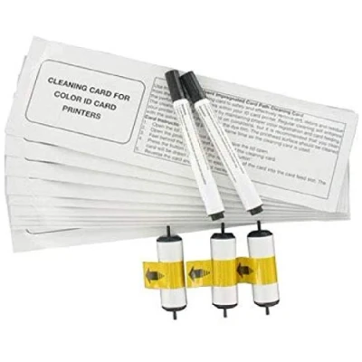 Image of Compatible Cleaning Kit for Magicard Rio Pro 360 &amp; Card Printer Printers Includes 3 Rollers