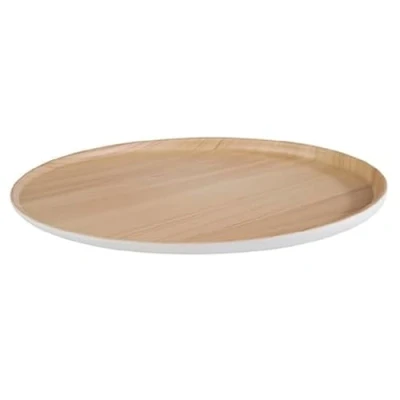 Image of APS 84943 Tray Melamine 31.5 cm x 2.5 White/Beige