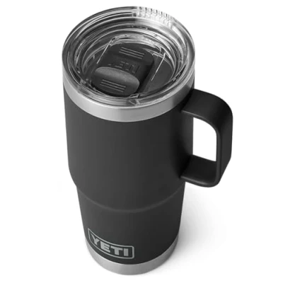 Image of YETI Rambler Travel Mug 20 Oz Black