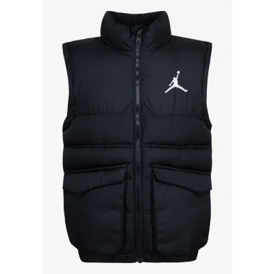 Image of Jordan PUFFER FILLED VEST Waistcoat for kids, Size: 10 12y, Black