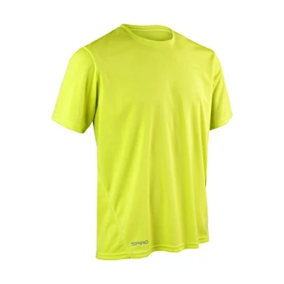 Image of Spiro Men&#039;s Quick Dry Waterproof Short Sleeve T Shirt Lime, X Large