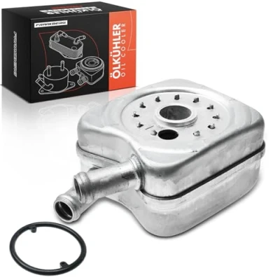 Image of Oil Cooler Engine for 80 A3 A4 A6 A8 TT a l h m B r Altea Ibiza II III o Golf IV P s t 1991 Heute 078117021A